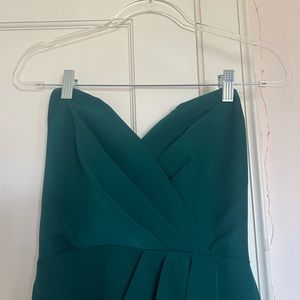 Adelyn rae strapless green dress